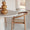 FURNIFIED Dining Chair Dubbo Rattan Walnut