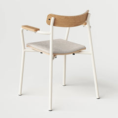 TIPTOE Chair With Armrests Recycled Fabric Etude 46cm