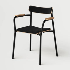 TIPTOE Chair With Armrests Recycled Fabric Etude 46cm