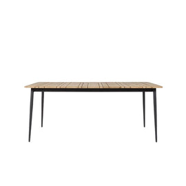 VINCENT SHEPPARD Dining Table Leo Frame Dark Grey Outdoor