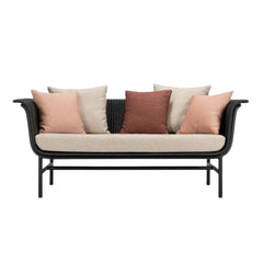VINCENT SHEPPARD Lounge Sofa Wicked 2-Seater Black Outdoor