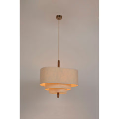 MARKET SET Suspension Light Pebble Fabric 58cm