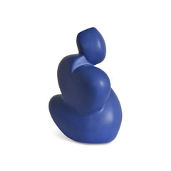 OPJET PARIS Ceramic Sculpture Assise Blue 15cm