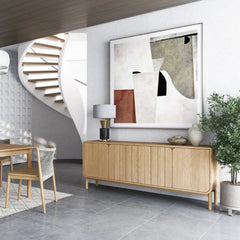 ZAGO Sideboard Evasion Natural Oak 4 Doors 200cm