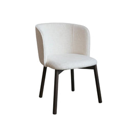 FURNIFIED Dining Chair Celia Smoke Wood