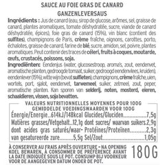ALBERT MENES Foie Gras Sauce 180 g