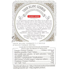 ALBERT MENES Germon White Tuna In Extra Virgin Olive Oil