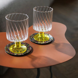 &KLEVERING Glass Twirl Set Of 2