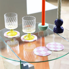 &KLEVERING Glass Twirl Set Of 2