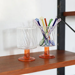 &KLEVERING Glass Twirl Set Of 2
