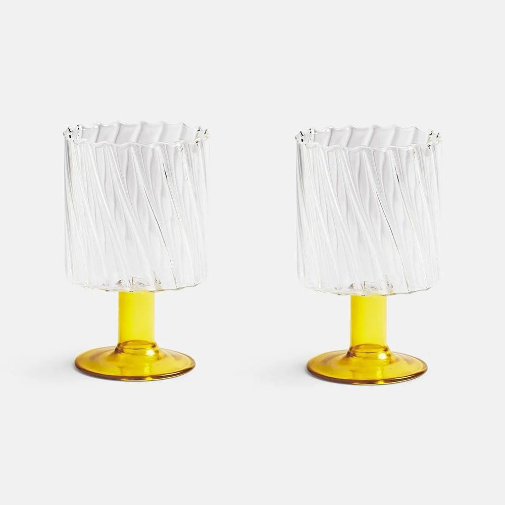 &KLEVERING Glass Twirl Set Of 2