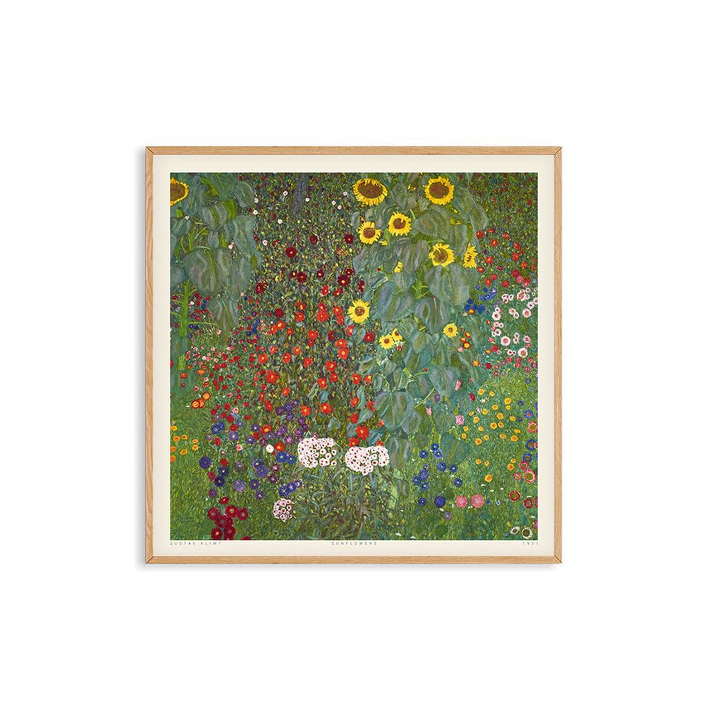 PSTR STUDIO Art Print Gustav Klimt – Flower Garden 50x50cm