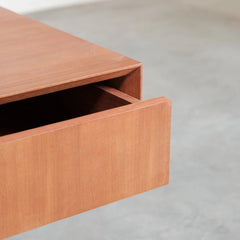 FURNIFIED Dresser Pisa Marble Walnut 200cm