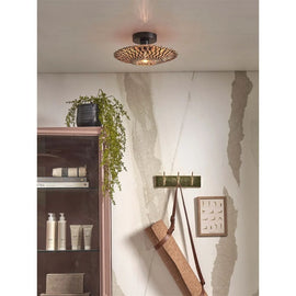 GOOD&MOJO Ceiling Light Kalimantan Black Natural 30cm