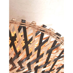GOOD&MOJO Ceiling Light Kalimantan Black Natural 30cm