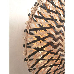 GOOD&MOJO Wall Lamp Kalimantan Black Natural 30cm