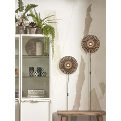GOOD&MOJO Wall Lamp Kalimantan Black Natural 30cm