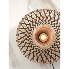 GOOD&MOJO Wall Lamp Kalimantan Black Natural 30cm