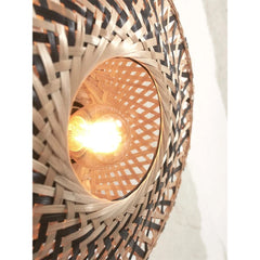 GOOD&MOJO Wall Lamp Kalimantan Black Natural 30cm