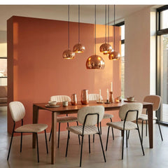 ZAGO Dining Chair Kota Metal Legs Fabric
