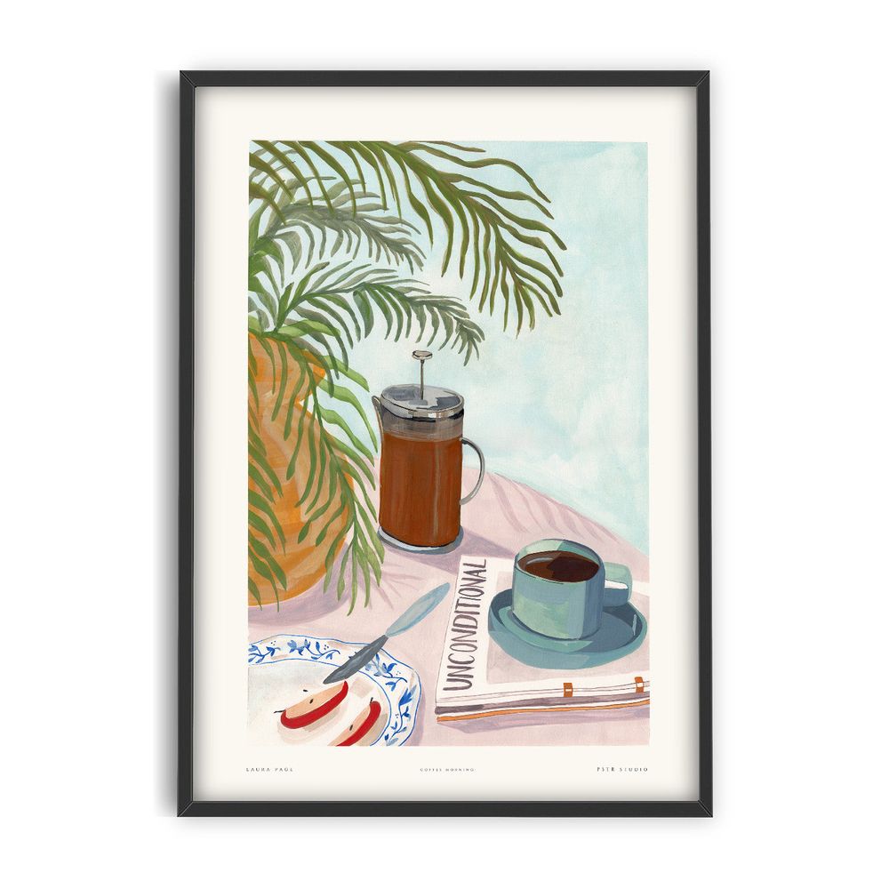 PSTR STUDIO Art Print Laura - Coffee Morning – laboutiquedesign.is