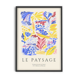 PSTR STUDIO Art Print Le Paysage  - Exhibition France