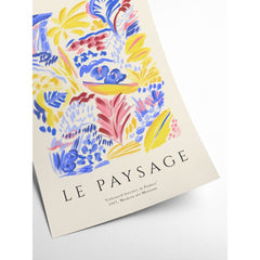 PSTR STUDIO Art Print Le Paysage  - Exhibition France