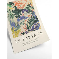 PSTR STUDIO Art Print - Le Paysage - Exhibition art