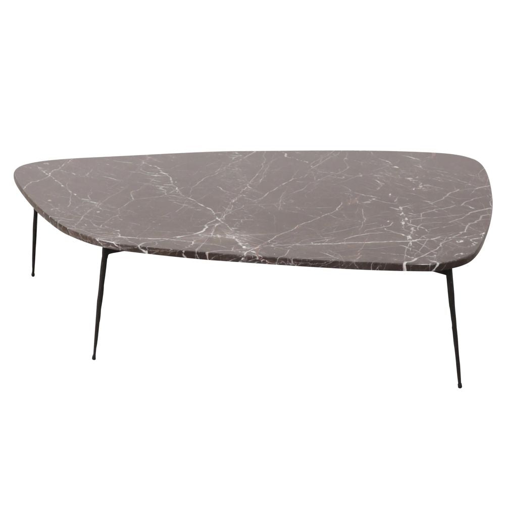 FURNIFIED Coffee Table Lewis Marble 120cm