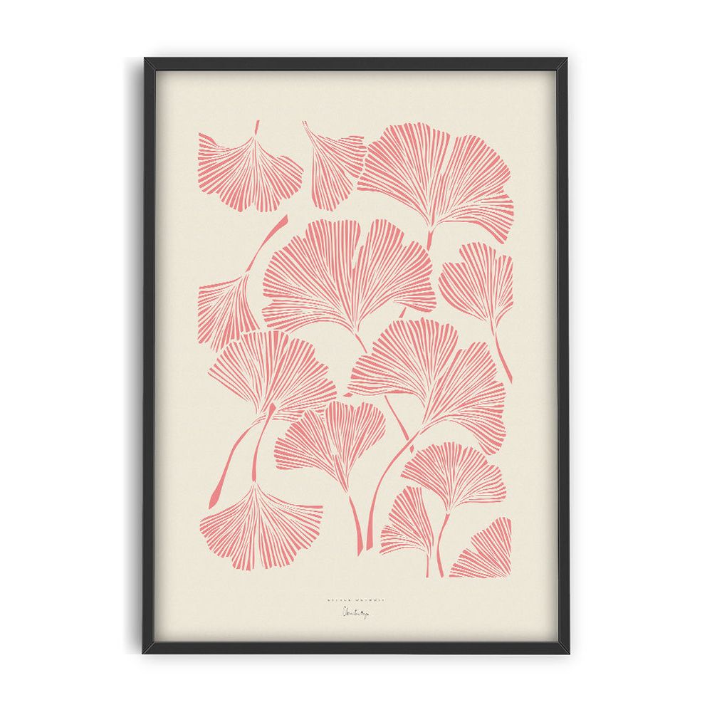 PSTR STUDIO Art Print Little Detroit - Gingko blomster