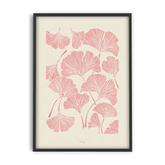 PSTR STUDIO Art Print Little Detroit - Gingko blomster