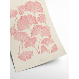 PSTR STUDIO Art Print Little Detroit - Gingko blomster