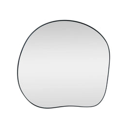 FURNIFIED Organic Mirror Black Metal