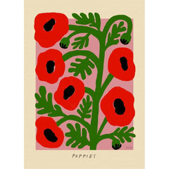 PSTR STUDIO Art Print Madelen - Poppies