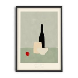 PSTR STUDIO Art Print Maxime - More wine plz #1