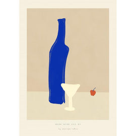 PSTR STUDIO Art Print Maxime - More Wine Plz #3