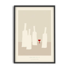 PSTR STUDIO Art Print Maxime - More wine plz #5