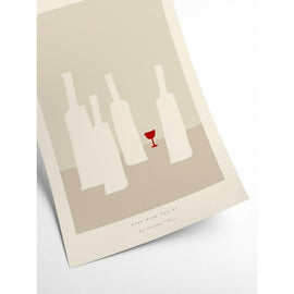 PSTR STUDIO Art Print Maxime - More wine plz #5