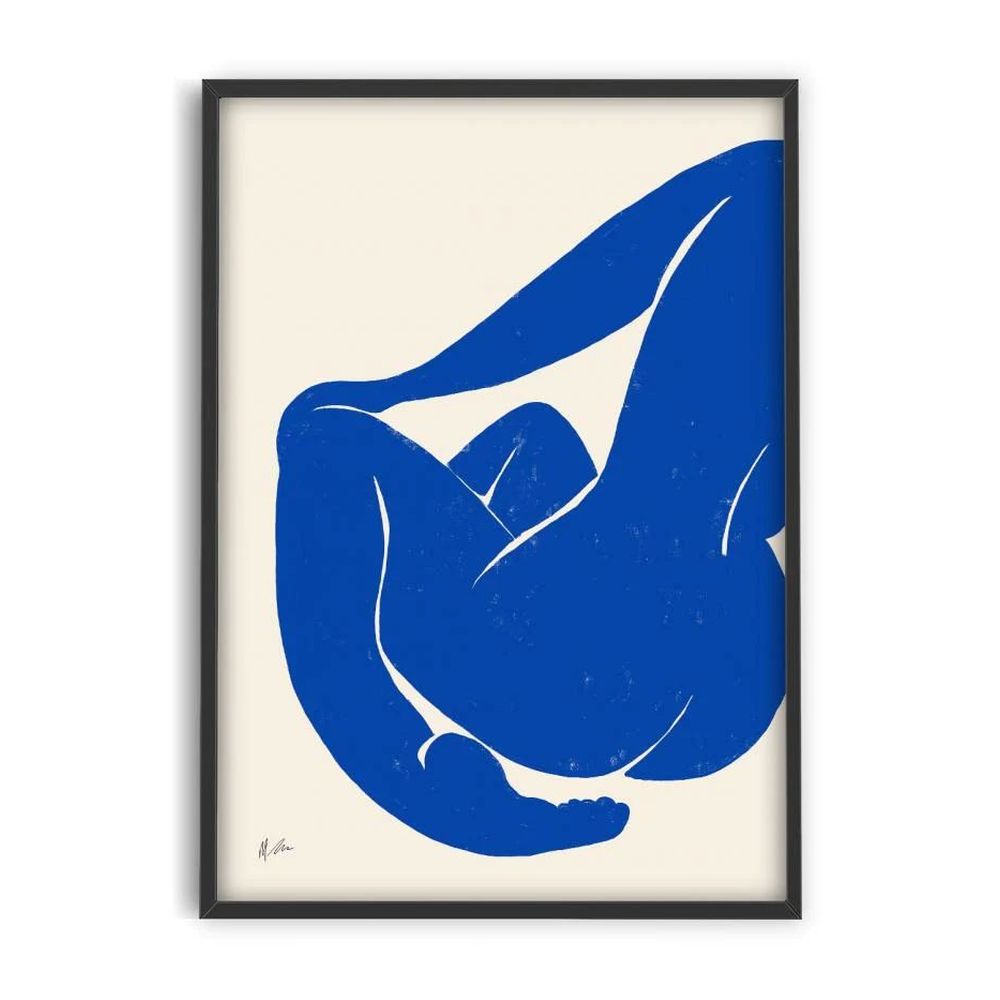 PSTR STUDIO Art Print - Michelle - Nu Blue