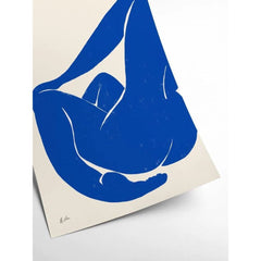 PSTR STUDIO Art Print - Michelle - Nu Blue