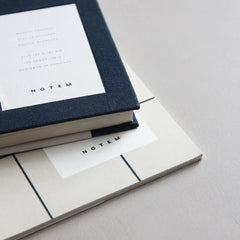 NOTEM STUDIO Weekly Planner Milo White Blue 17x23,5cm