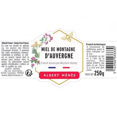 ALBERT MENES Mountain Honey From Auvergne 250 g