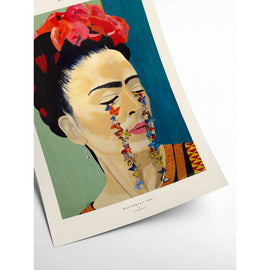 PSTR STUDIO Art Print My Mexican Hero - Butterfly Cry by John McDonald