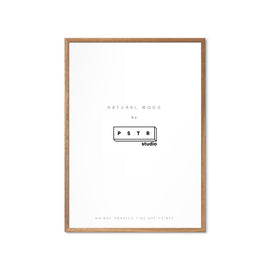 PSTR STUDIO Art Print Natural Oak Frame 50x70cm