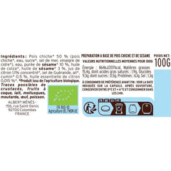ALBERT MENES Organic Cumin Humus 100g