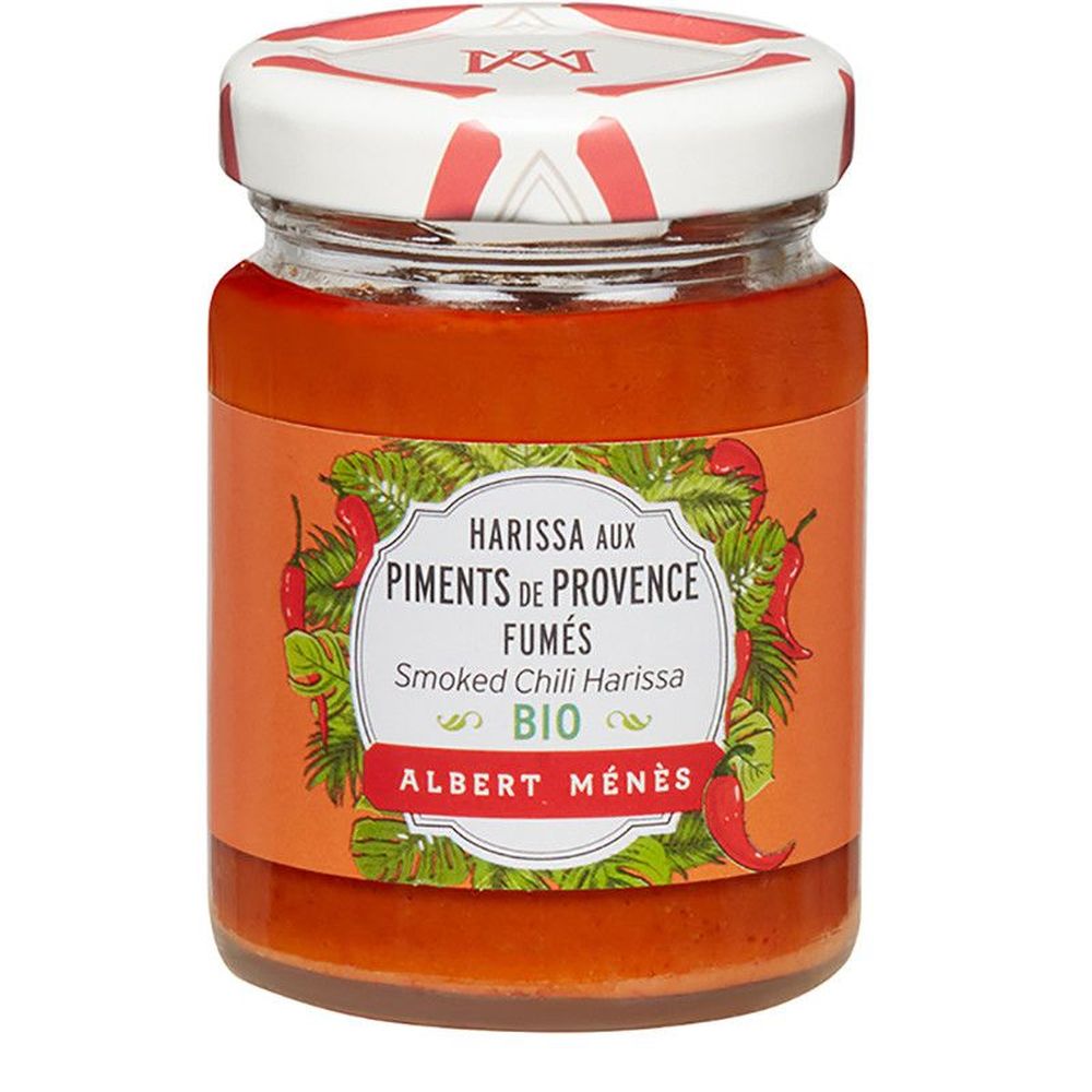 ALBERT MENES Organic Harissa With Smoked Peppers From Provence 85 g