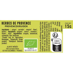 ALBERT MENES Organic Provence Herbs 15g