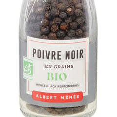 ALBERT MENES Organic Whole Black Pepper Mill  40g