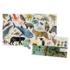 MOULIN ROTY Puzzle The animals of the world Around the world (200 pieces)