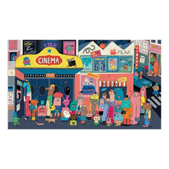 MOULIN ROTY Puzzle Everyone at the movies! The Schmouks (200 pieces)
